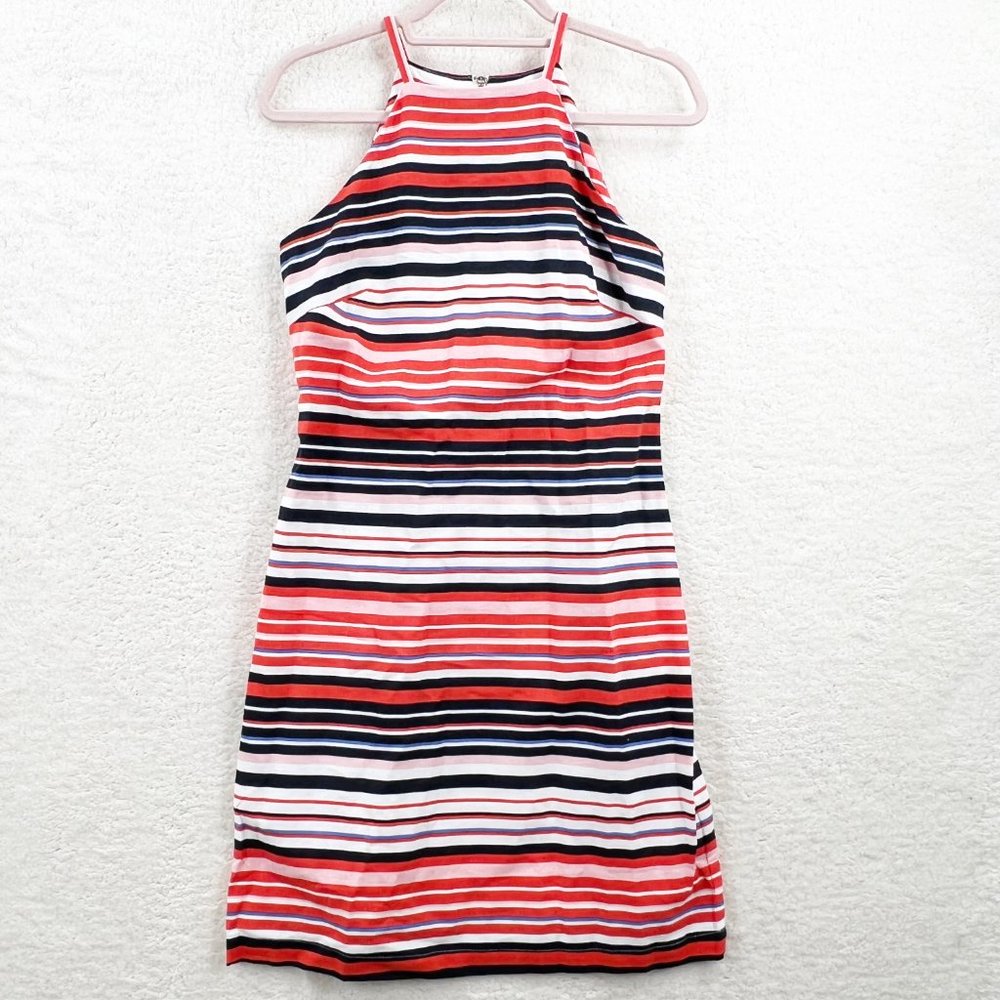 Tommy hilfiger Striped linen sleeveless dress Size 2 NWT